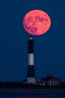 Fire Island Lighthouse Full Moon