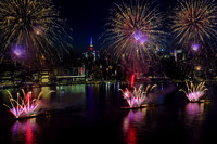 NYC Skyline Fireworks IV