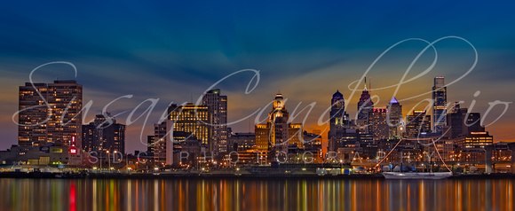 Philadelphia Skyline Panorama