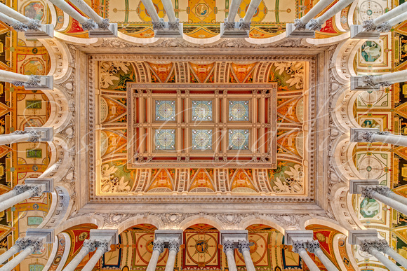 Library Of Congress Main Hall Ceiling