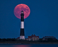 Fire Island Light Moonrise