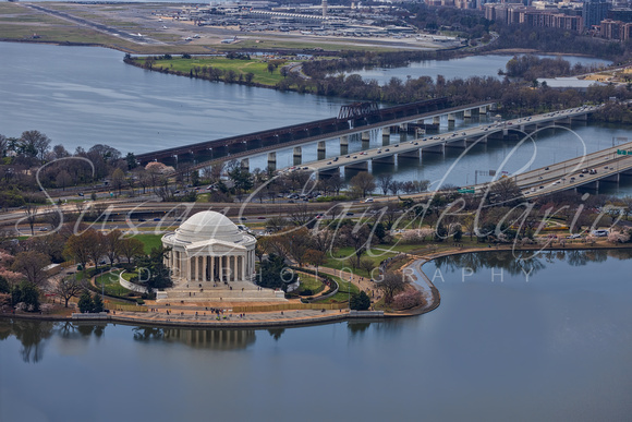 Jefferson Memorial Aerial
