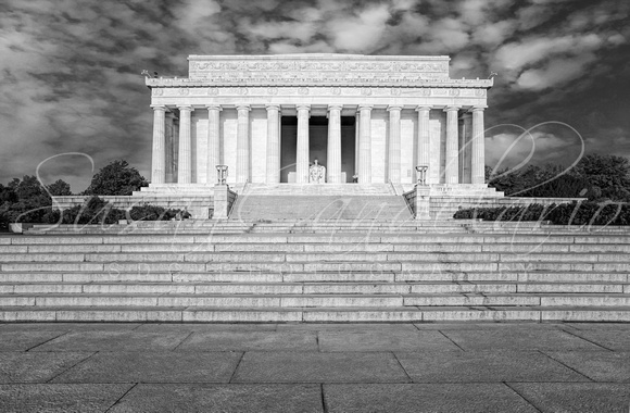 Abraham Lincoln Memorial BW