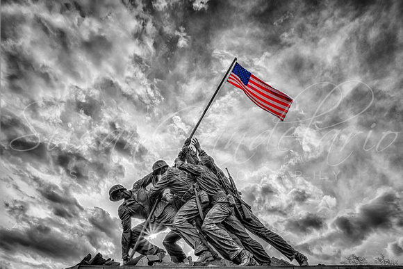 Iwo Jima Memorial BW 1