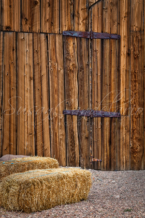 Barn Doors And Hay